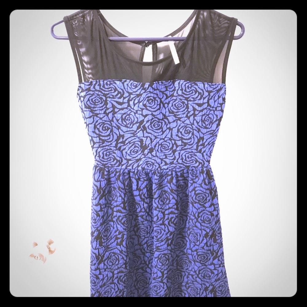 Blue flower dress